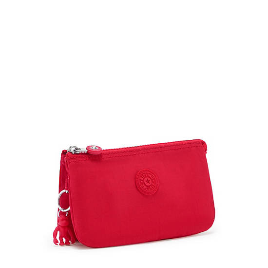 Kipling Creativity Large Pouch Bags Red Rouge | AU 2091DF